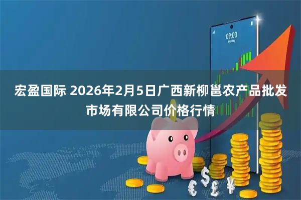 宏盈国际 2026年2月5日广西新柳邕农产品批发市场有限公司价格行情