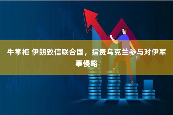 牛掌柜 伊朗致信联合国，指责乌克兰参与对伊军事侵略