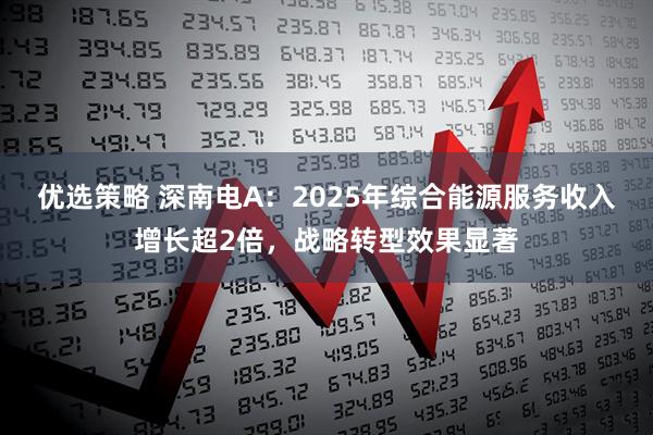 优选策略 深南电A：2025年综合能源服务收入增长超2倍，战略转型效果显著