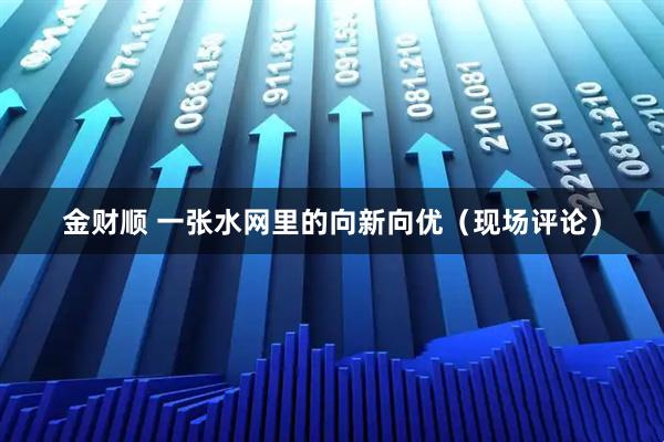 金财顺 一张水网里的向新向优（现场评论）