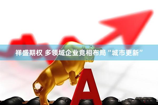 祥盛期权 多领域企业竞相布局“城市更新”